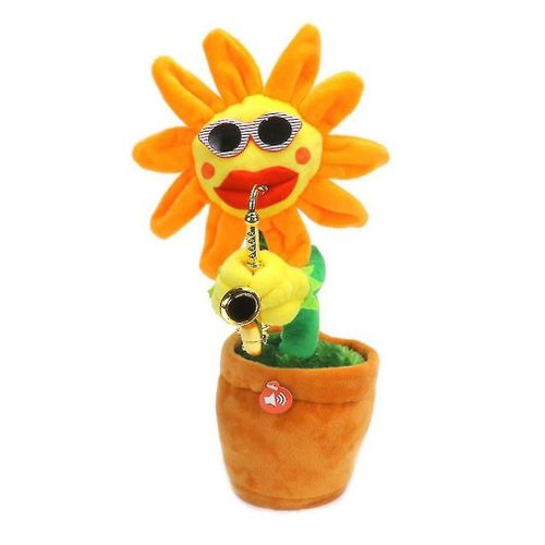 Tournesol Enchanteur Avec Saxophone 80 Chansons Plantes Électriques Vs Zombies Poupée Orange
