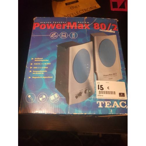Teac PowerMax 800 - Enceinte - Blanc