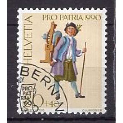 Suisse 1990 Pour Ma Patrie Art De La Culture Oblitere