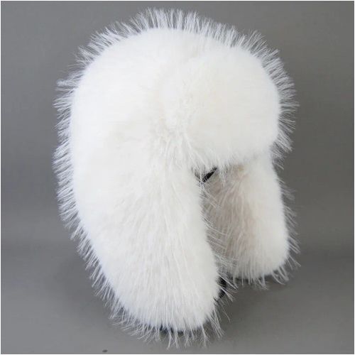 Chapeau En Fausse Fourrure De Raton Laveur Unisexe,Haut De Gamme,Luxe,Artificiel,Fausse Oreille Lei Feng,Hiver