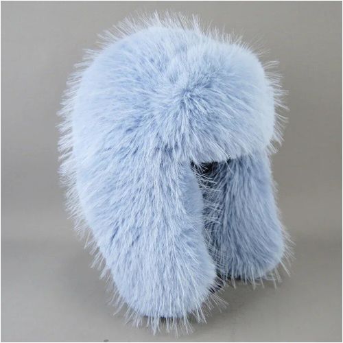 Chapeau En Fausse Fourrure De Raton Laveur Unisexe,Haut De Gamme,Luxe,Artificiel,Fausse Oreille Lei Feng,Hiver