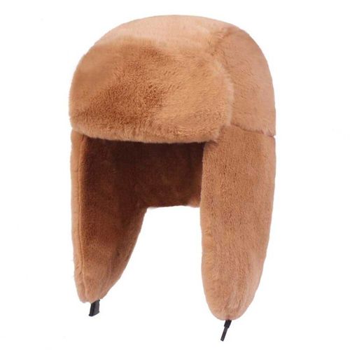 Chapeau Russe Trared À Oreillettes Unisexe,Doublure Épaisse,Bonnets Coupe-Vent,Casquette De Bombardier Ushanka,Ski De Neige,Document Solide,Chaud,Hiver,2023