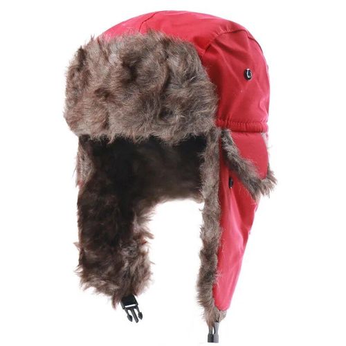Chapeaux De Bombardier À Oreillettes Trared Trooper,Chapeau De Ski En Velours,Casquettes De Protection Des Oreilles,Coupe-Vent,Russe,Imperméable,Chaud,Unisexe,Hiver