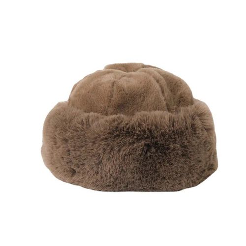 Chapeaux de bombardier en fausse fourrure moelleux pour femmes,chapeau d'optique chaud pour dames,casquette anderde luxe russe,Ushanka Touca Feminina Inverno