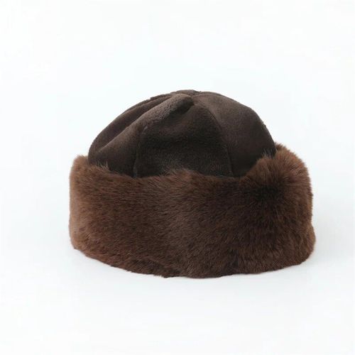 Chapeaux de bombardier en fausse fourrure moelleux pour femmes,chapeau d'optique chaud pour dames,casquette anderde luxe russe,Ushanka Touca Feminina Inverno