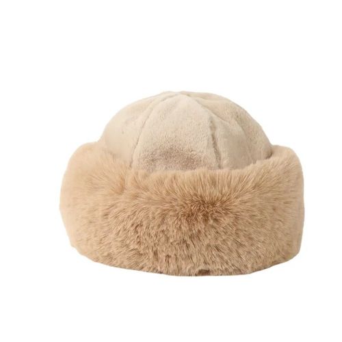 Chapeaux de bombardier en fausse fourrure moelleux pour femmes,chapeau d'optique chaud pour dames,casquette anderde luxe russe,Ushanka Touca Feminina Inverno