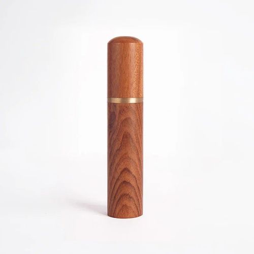 Doseur à café en acier inoxydable,aiguille à remuer,poudre de tissu en bois massif avec Base,batteurs de pétrissage - Type Rosewood