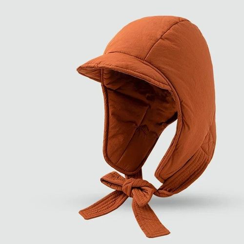 Chapeaux De Bombardier Rembourrés En Duvet Chaud,Unisexe,Version Coréenne,Extérieur,Équitation,Coupe-Vent,Épaissi,Sangles De Protection Des Oreilles,Casquettes De Ski,Hiver