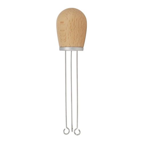 Distributeur de café,doseur à aiguille,agitateur à expresso,outil d'agitation,poignée en bois massif en acier inoxydable,accessoires de nivellement de café - Type B 1pcs