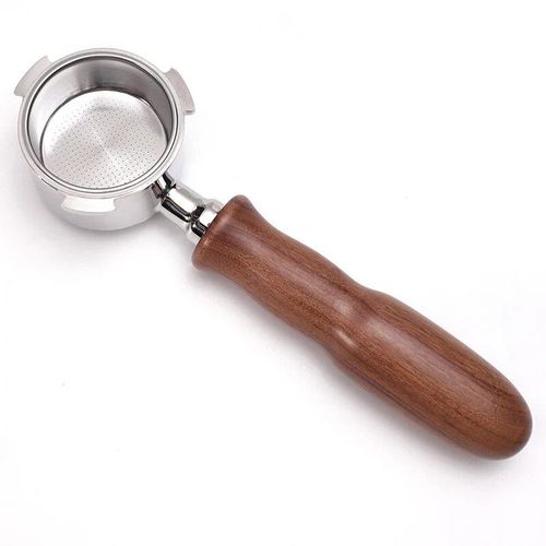Poignée de porte-filtre à café sans fond,machine à expresso à trois oreilles,accessoires à café,outils Barista,51mm,54mm - Type Dalbergia B-51mm