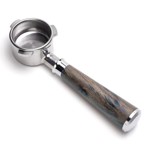 Poignée de porte-filtre à café sans fond,machine à expresso à trois oreilles,accessoires à café,outils Barista,51mm,54mm - Type Dalbergia E-54mm