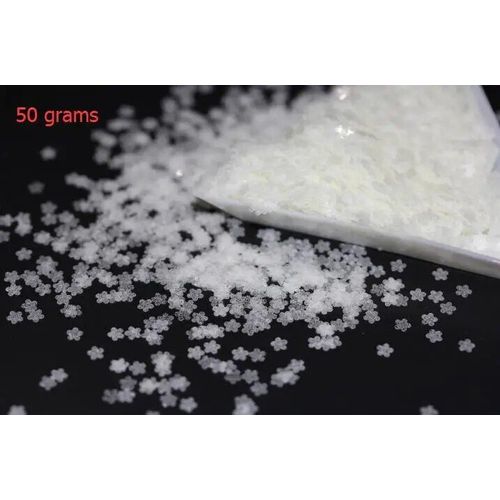 Paillettes Fluorescentes Pour Nail Art,Longue Durée,Scintillantes Dans Le Noir,Étoile,C?Ur,Lune,Fleur,Flocons Ultra-Fins Lumineux Pour Nail Art - Type 50 Grams Flower