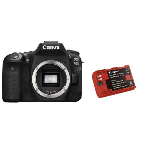 Canon EOS 90D 32.5 Mpix Boîtier + Kingma 2000 - Noir