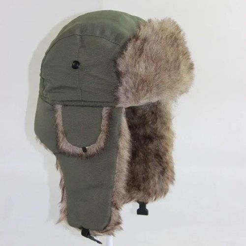 Chapeau De Ski Imperméable Pour Homme,Bonnet De Bombardier Russe,Protège-Oreilles Chauds,Oreillettes D'hiver