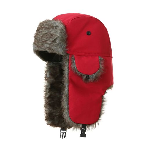 Chapeau De Ski Imperméable Pour Homme,Bonnet De Bombardier Russe,Protège-Oreilles Chauds,Oreillettes D'hiver