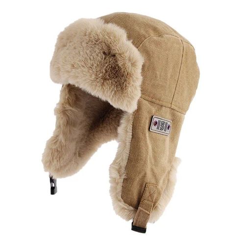Chapeau De Pilote Russe Pour Hommes Et Femmes,Mode Extérieure,Bombardier Chaud,Étiquette,Hiver