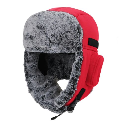 Chapeau Trared Épais Et Chaud Pour Hommes Et Femmes,Chapeaux Russes,Optique,Doublure En Peluche,Imperméable,Ushanka,Chasse,Casquette De Ski,Hiver,