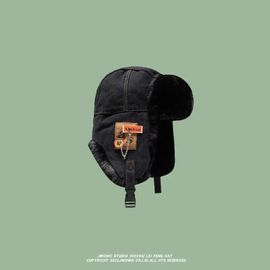 Chapeau De Pilote Russe Pour Hommes Et Femmes,Mode Extérieure,Bombardier Chaud,Étiquette,Hiver