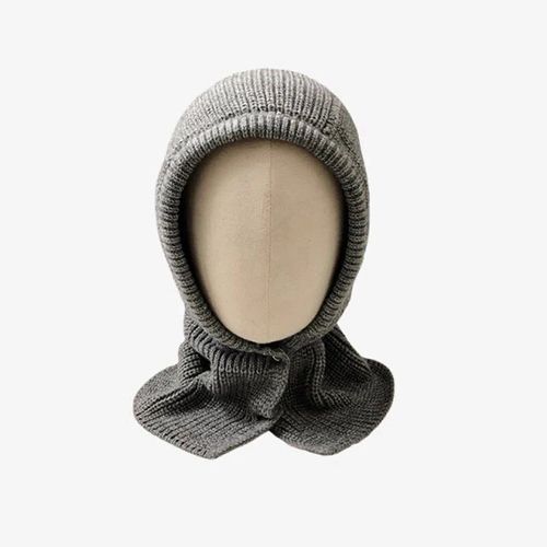 Bonnet Cagoule À Capuche Pour Enfants,Écharpe En Laine Chaude,Bonnet Avec Protection Des Oreilles,Équipement De Sauna,Document Solide,Y2k,Parade,Hiver