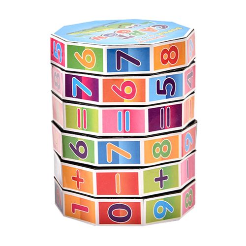 Accessoires D¿Enseignement Math Jouet Magic Cube Éducation Jouet Gratuit Combiné Blocs Pour Tout-Petits