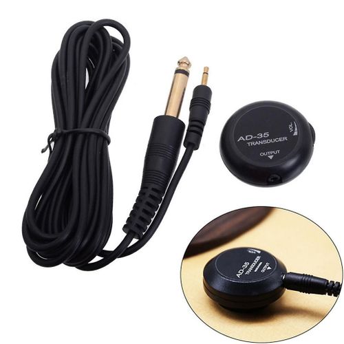 Musical Instruments Transducer Pickup Microphone For Guitar Bass Violin Ukulele