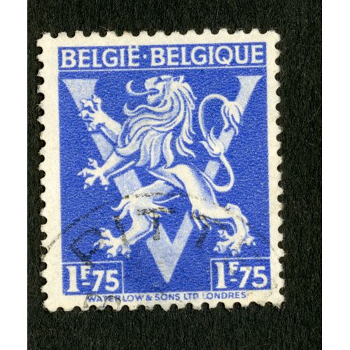 Timbre Oblitéré Belgie, Belgique, 1 F 75
