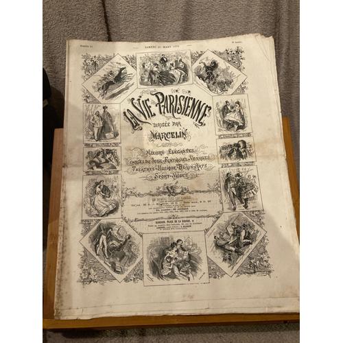 Revue La Vie Parisienne 8e Année N°13 26 Mars 1870 Marcelin