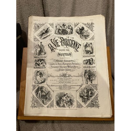 Revue La Vie Parisienne 8e Année N°12 19 Mars 1870 Marcelin