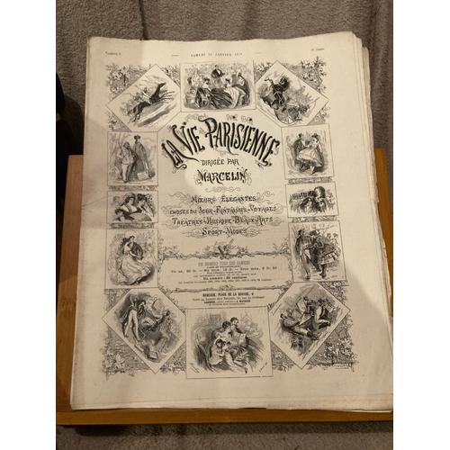 Revue La Vie Parisienne 8e Année N°5 29 Janvier 1870 Marcelin