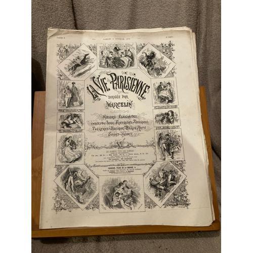 Revue La Vie Parisienne 8e Année N°6 5 Février 1870 Marcelin