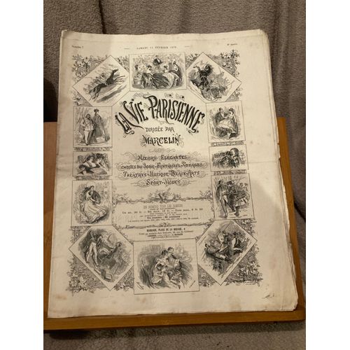 Revue La Vie Parisienne 8e Année N°7 12 Février 1870 Marcelin