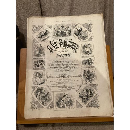 Revue La Vie Parisienne 8e Année N°4 22 Janvier 1870 Marcelin