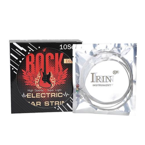 6pcs/Set Electric Guitar Strings Set Stainless Steel String Bright Tone Light