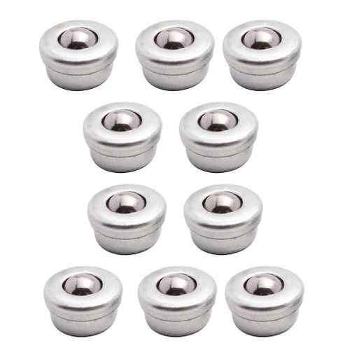 10pcs Unité Roulement Convoyeur Rouleau Petit Plat Rond OEil Roue Convoyeur Boule