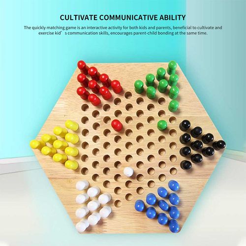 Plateau Éducatif En Bois Pour Enfants, Jeu De Dames Chinois Classique, Ensemble De Jeux De Stratégie Chinoise, Pièces De Backgammon Pour La Famille
