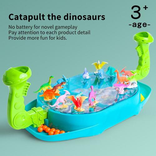 Catapulte rebondissante de dinosaure à Double bataille, jeu de