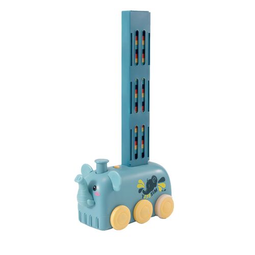 Train Électrique Dominos Pour Enfants, Modèle De Véhicule, Configuration Automatique, Jouets En Plastique Colorés, Jeu De Cadeau De Noël Pour Garçon