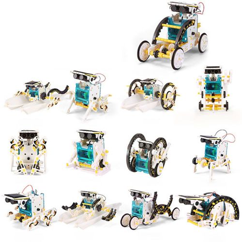 Kit De Robot Solaire Éducatif 13 En 1, Jouet Scientifique, Ensemble De Construction Robotique À Monter Soi Même Pour Enfants