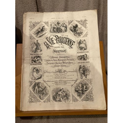 Revue La Vie Parisienne 8e Année N°16 16 Avril 1870 Marcelin