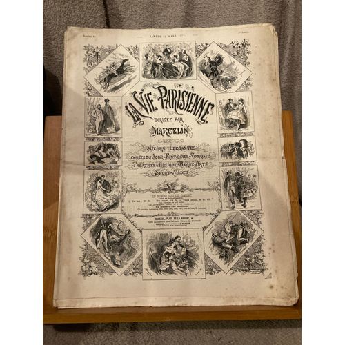 Revue La Vie Parisienne 8e Année N°11 12 Mars 1870 Marcelin