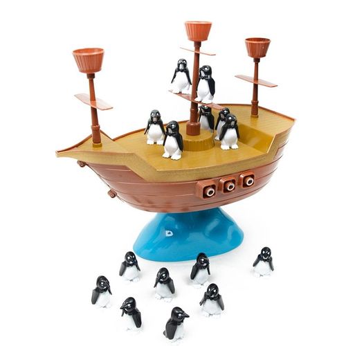 Jeu De Bureau Pour Enfants, Mignon, Pingouin, Bateau Pirate, Balance, Interaction Familiale, Cadeau, Jouets Éducatifs