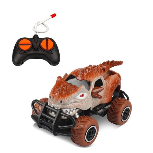 Voiture De Dinosaure Rc Pour Enfants De 3 À 7 Ans, Voiture Télécommandée À 4 Canaux, Cadeaux D'anniversaire, Échelle 1/43