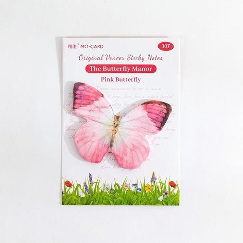 Bloc Notes Autocollants En Forme De Papillon, 30 Pièces, Pour Étudiants Et Enfants, Pour La Maison Et Le Bureau