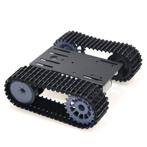 Châssis de voiture de réservoir intelligent sur chenilles, plate forme de Robot avec double moteur DC 12V pour bricolage pour Arduino T101 P/TP101