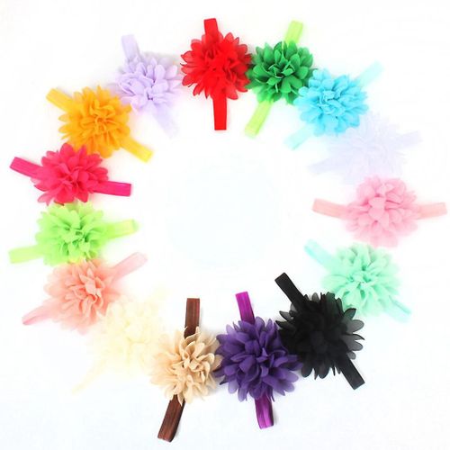Chiffon Flower Headband Kids Hgrip Flower Newborn H Accessories H Band