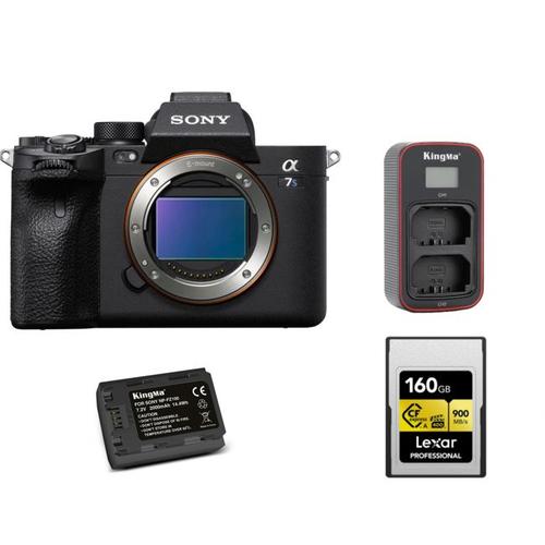 Sony Alpha A7S III 12.1 Mpix Boîtier + Carte mémoire LCAGOLD160G-RNENC TOUGH - Noir