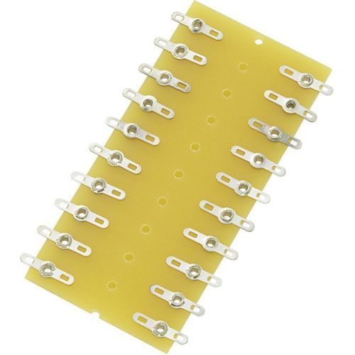 Barrette à souder double rangée TRU COMPONENTS 1572091 Nbr total de pôles 20 Epoxy (L x l x h) 82 x 38 x 1.6 mm 1 pc(s)