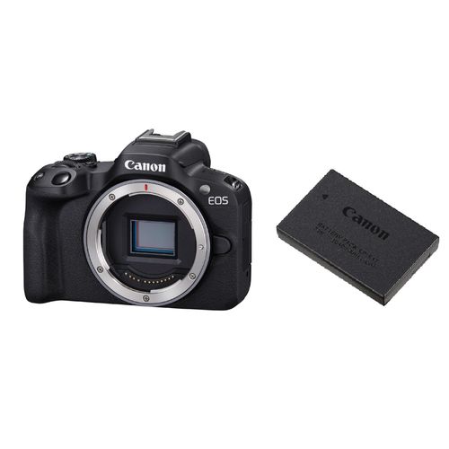Boîtier Canon EOS R50 (Noir) + Canon LP-E17 Battery