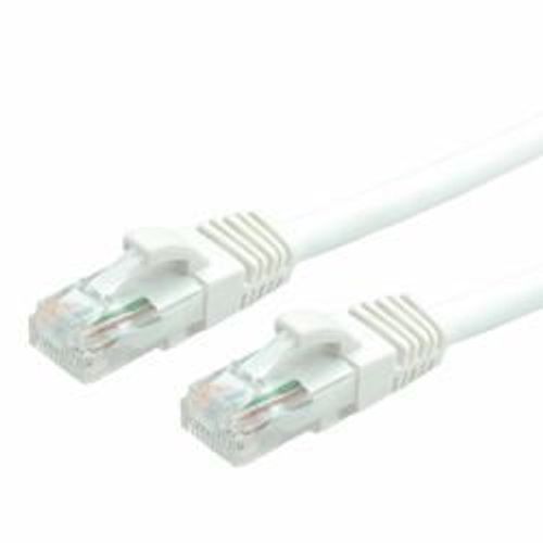 VALUE - Cordon de raccordement - RJ-45 (M) pour RJ-45 (M) - 50 cm - UTP - CAT 6 - sans halogène, bloqué - blanc