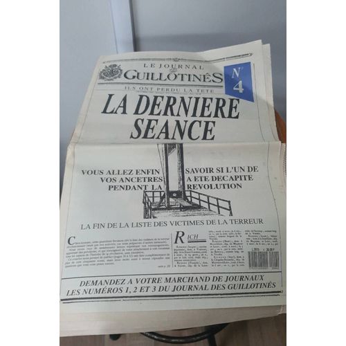 Le Journal Des Guillotinés N°4